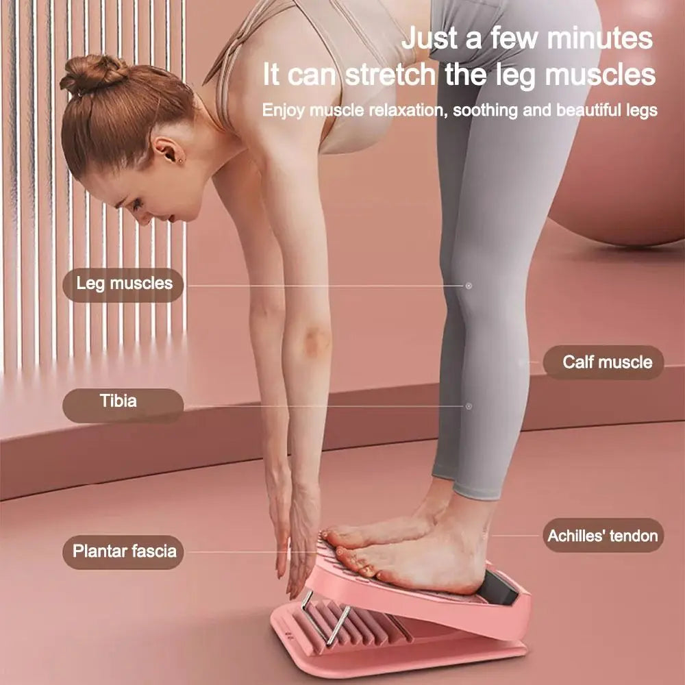 Adjustable Straight Leg Incline Board Leg Shaping Stretching Calf Massage Magnet Stretching Board Sports Calf Stretching Board